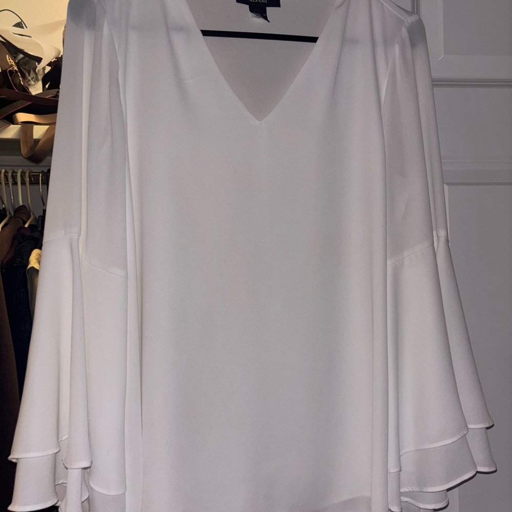 Elegant White Women's Top